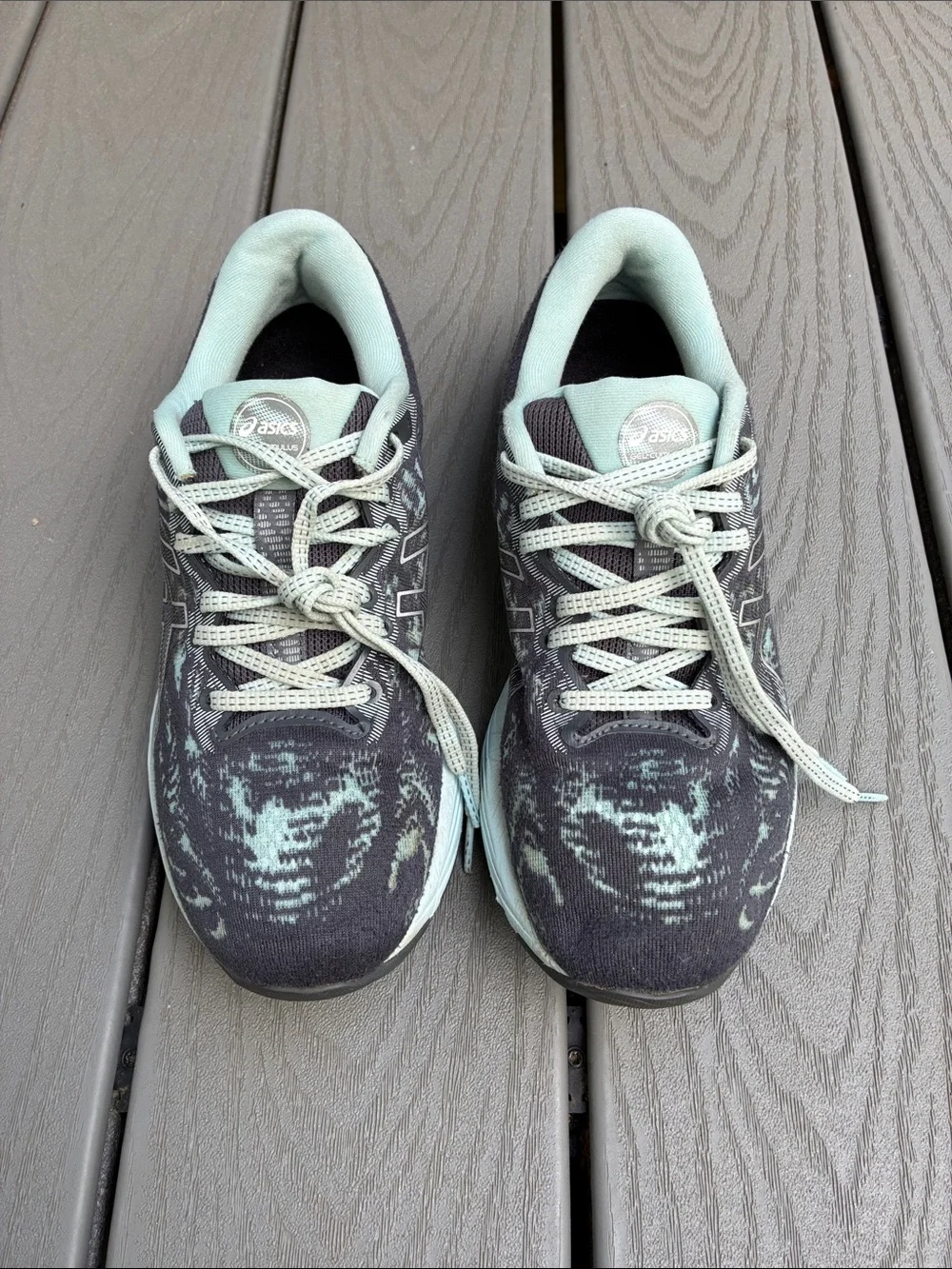 ASICS Women's GEL Cumulus 23 Running Sneakers Mint Gray Size 8